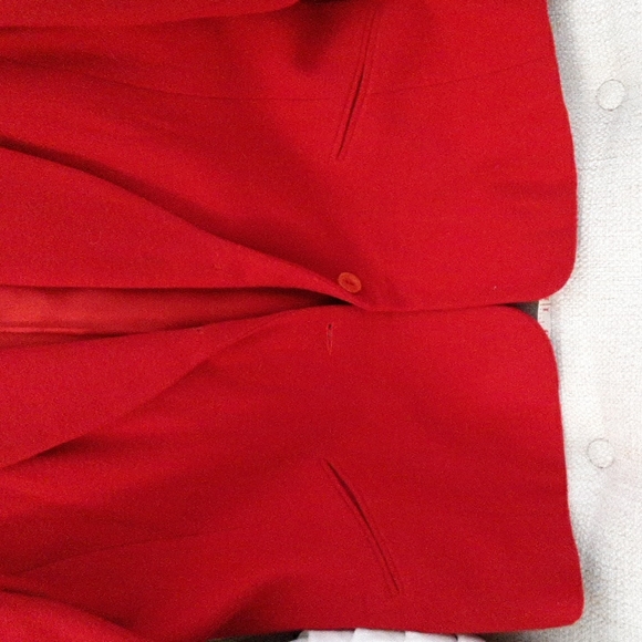 RED BLAZER Medium Weight Short WINTER - Picture 2 of 7